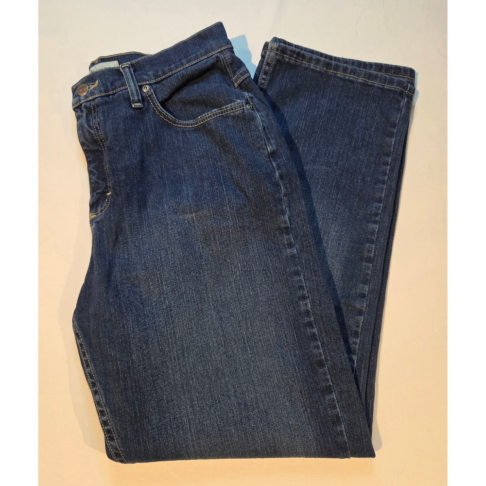 Riders by Lee Relaxed Fit Straight Leg Jeans Dark Wash Blue 10M